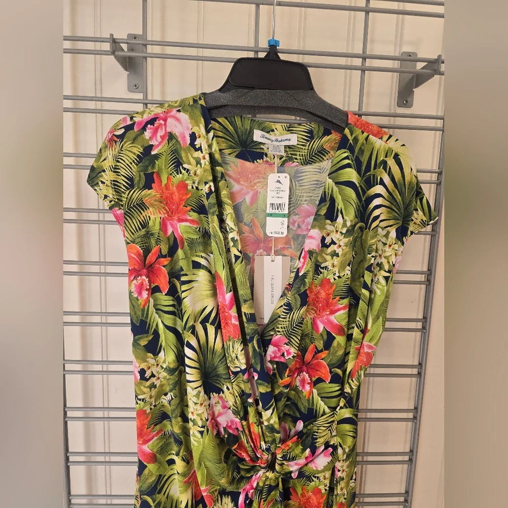 NWT Tommy Bahama Clara Paradise Perfect Sheath Dress Size L Resortwear